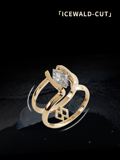 ICEWALD Undefined·Power 1ct Diamond Ring 18K Yellow Gold