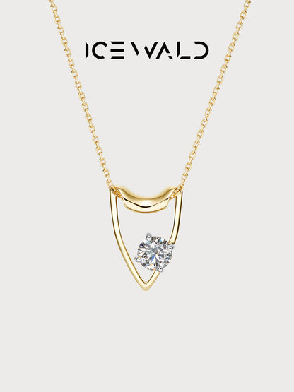 ICEWALD Conquest, Metamorphosis, Heart shield, Devotion 18k gold diamond necklace