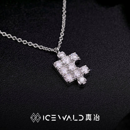 IECWARD Conquest, Metamorphosis, Heart shield, Devotion 18k gold diamond necklace