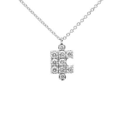 IECWARD Conquest, Metamorphosis, Heart shield, Devotion 18k gold diamond necklace
