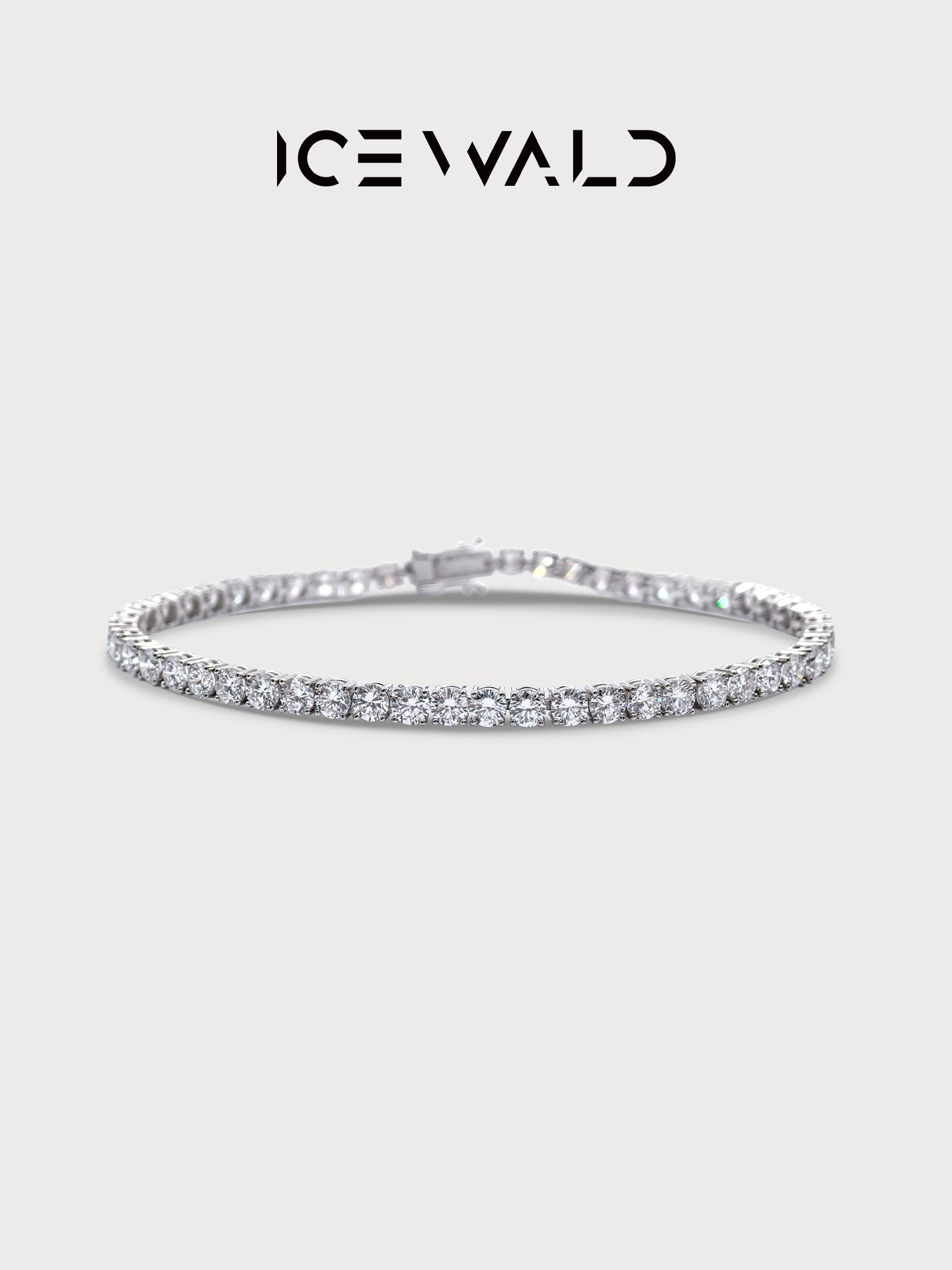Full Pavé Diamond Tennis Bracelet