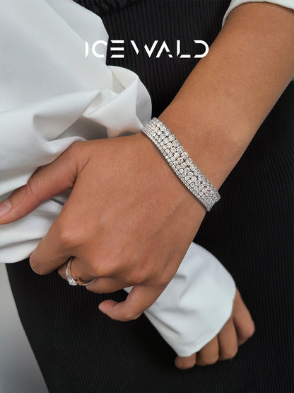Full Pavé Diamond Tennis Bracelet