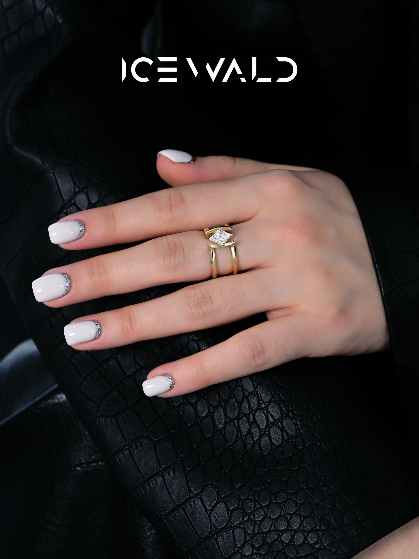 ICEWALD Undefined·Power 1ct Diamond Ring 18K Yellow Gold