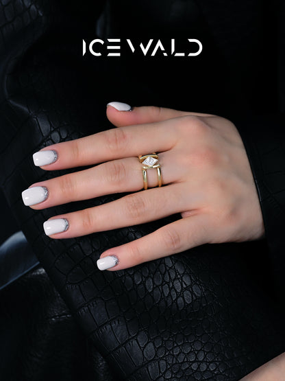 ICEWALD Undefined·Power 1ct Diamond Ring 18K Yellow Gold