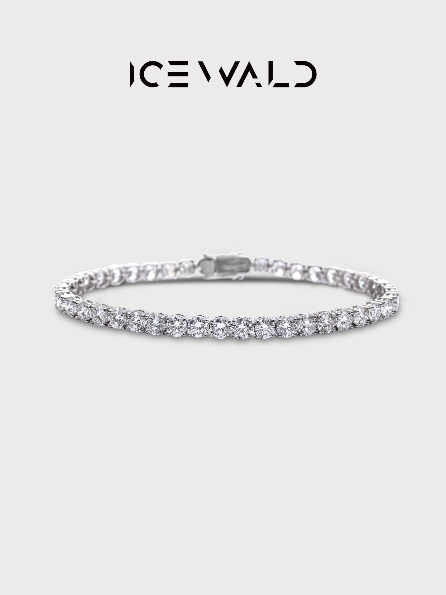 Full Pavé Diamond Tennis Bracelet