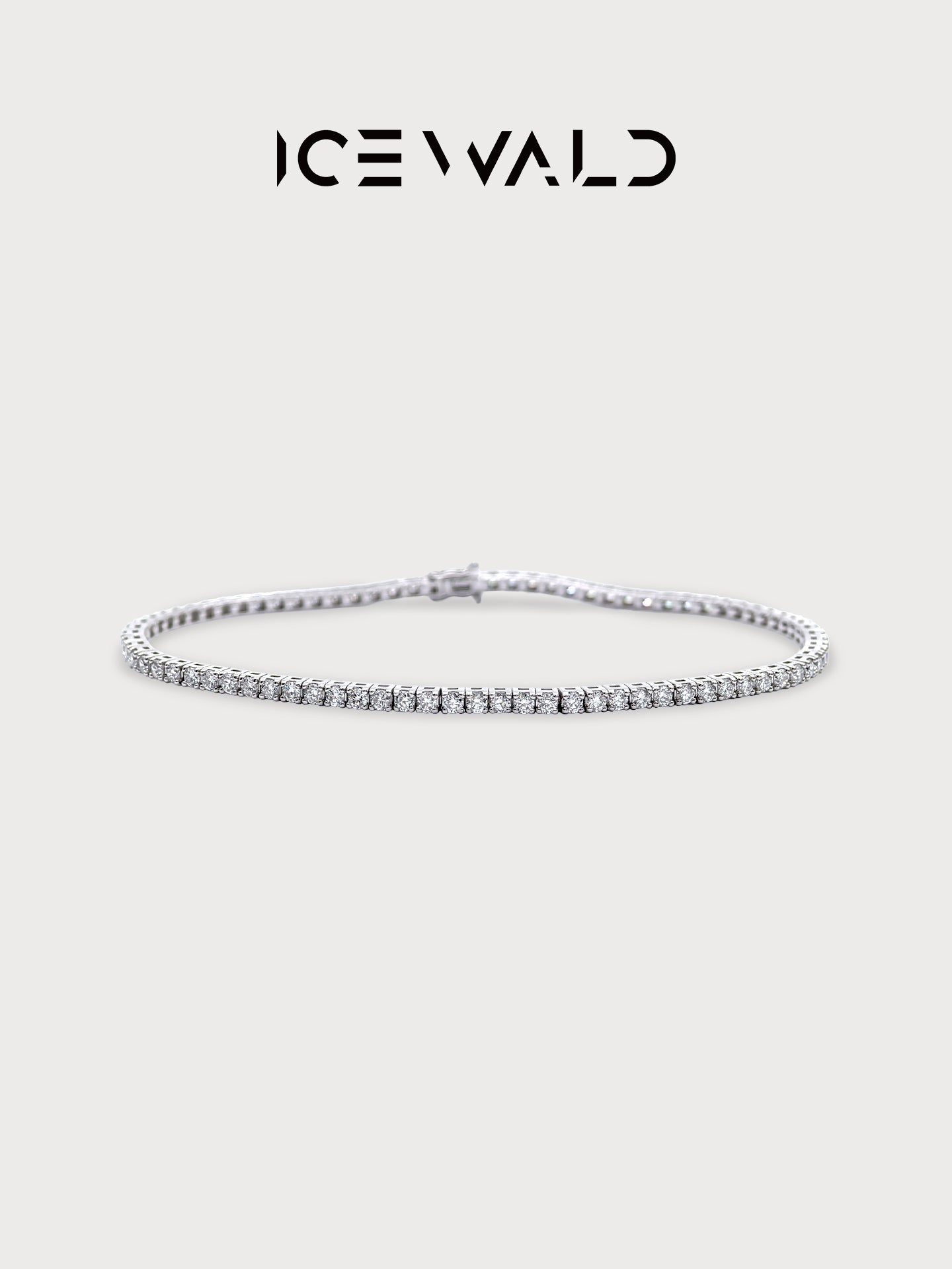 Full Pavé Diamond Tennis Bracelet