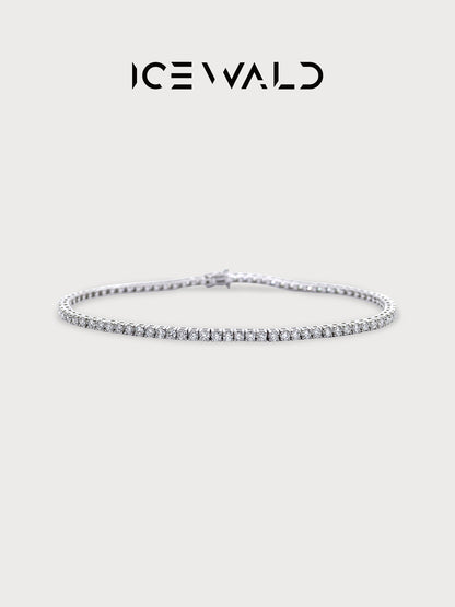 Full Pavé Diamond Tennis Bracelet