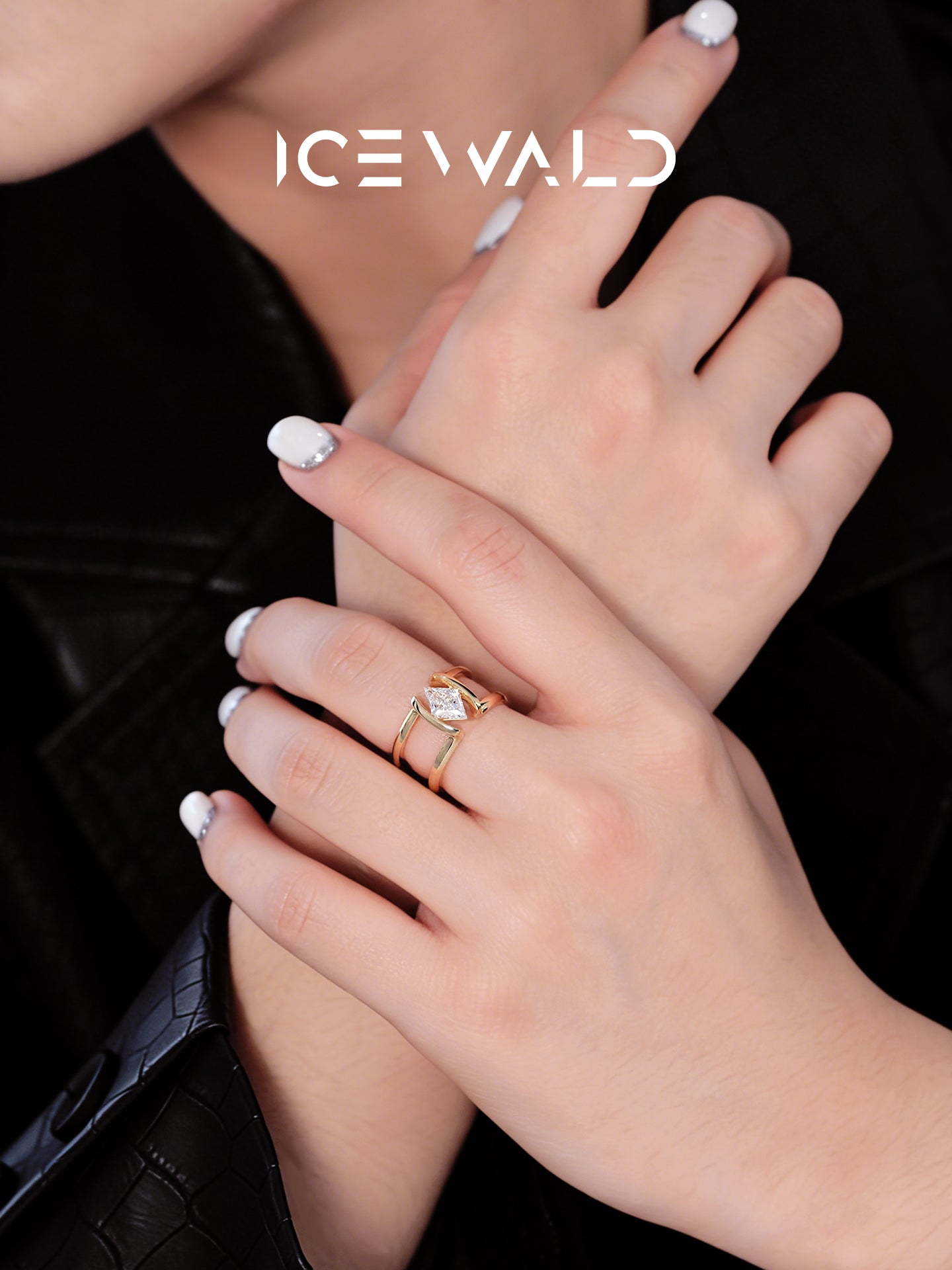 ICEWALD Undefined·Power 1ct Diamond Ring 18K Yellow Gold