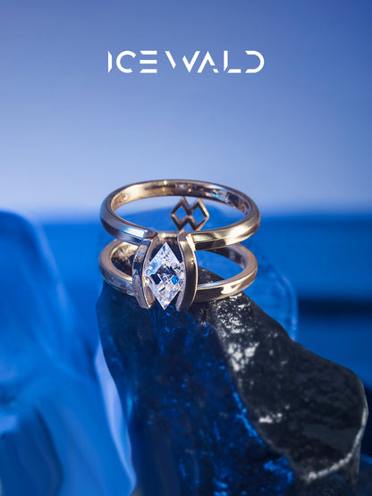 ICEWALD Undefined·Power 1ct Diamond Ring 18K Yellow Gold