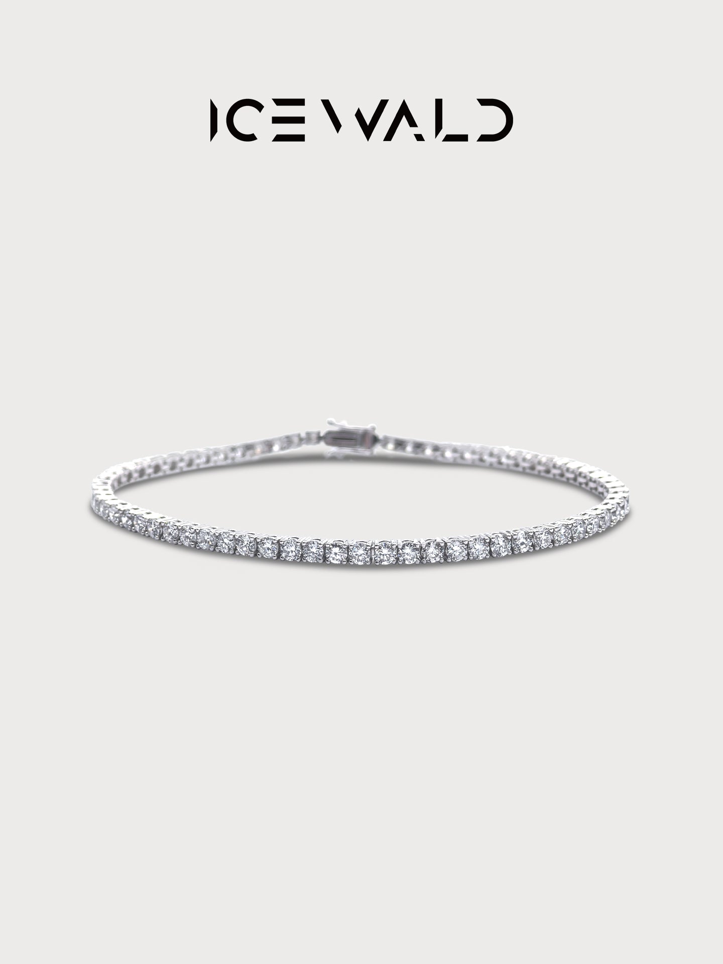 Full Pavé Diamond Tennis Bracelet