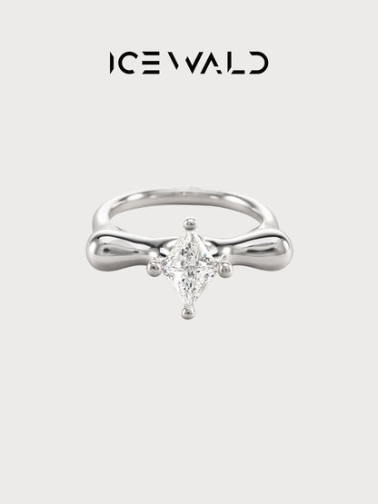 ICEWALD Undefined·Rain ICEWALD-CUT Rhombus 1ct 18K White Gold Ring