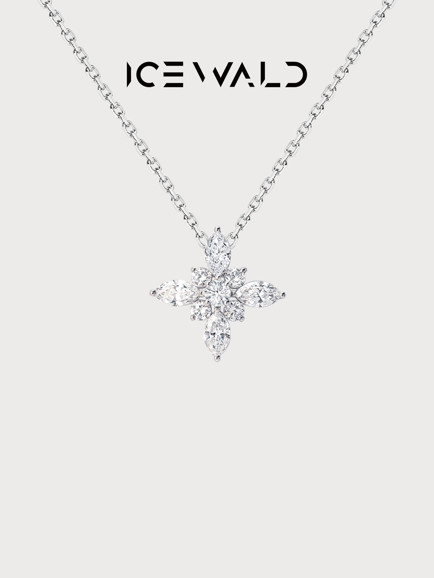ICEWALD Flowering Starlight Diamond Necklace