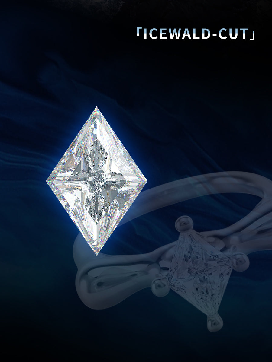 ICEWALD Undefined·Rain ICEWALD-CUT Rhombus 1ct 18K White Gold Ring